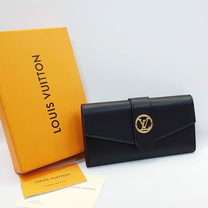 Кошелёк "L*uis V*itton" Натуральная кожа ЛЮКС (19/10 см)