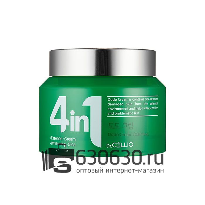 Успокаивающий крем с центеллой 4в1 Dr. CELLIO "G50 4 in 1 Dodo Cream Calming" 70 ml