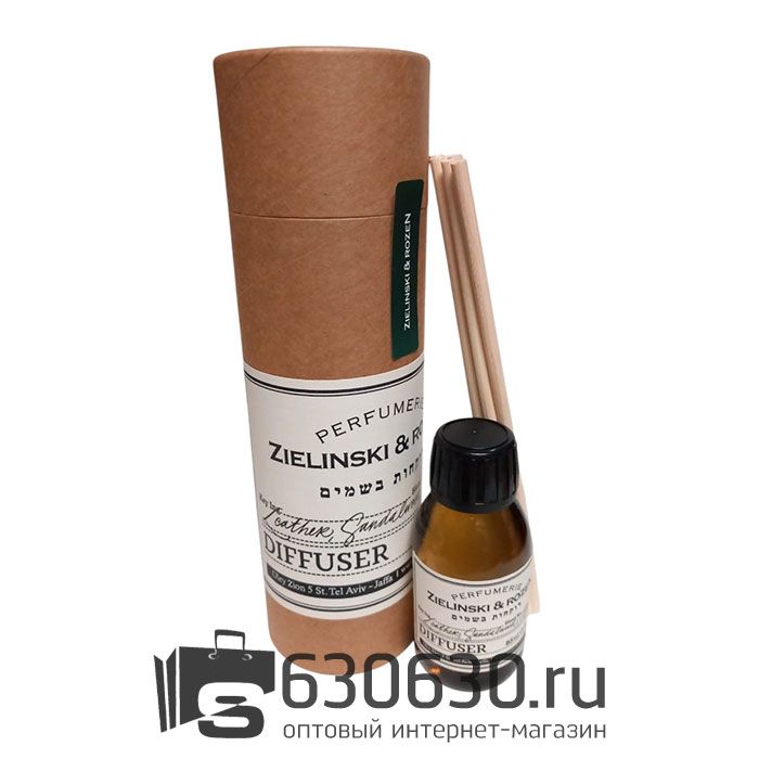 Диффузор для ароматерапии Zielinski&Rozen "Leather, Sandalwood, Amber" 85 ml