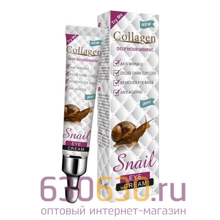 Крем для век с коллагеном и муцином улитки Collagen "Snail Eye Cream" 20 ml