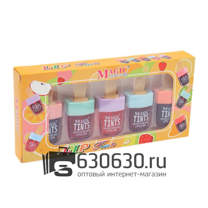 Блеск-тинт для губ MAGIC Your Life "Lip Gloss" 1уп.x5шт.