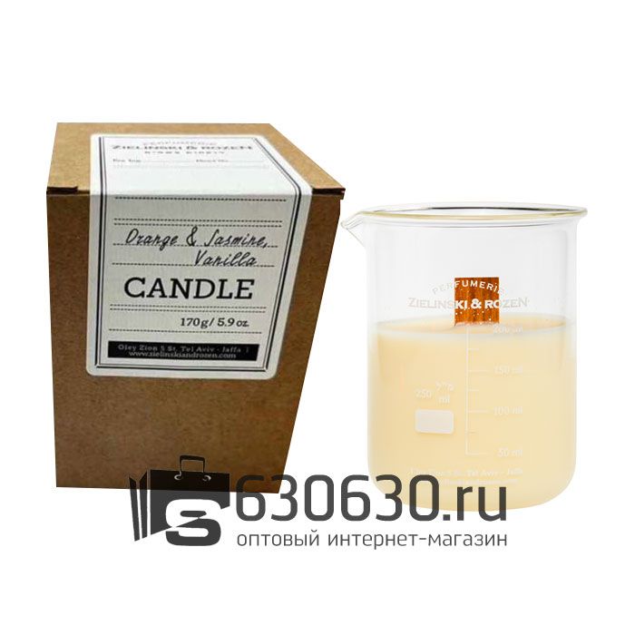 Свеча ZIELINSKI & ROZEN "Orange & Jasmine, Vanilla" 170g