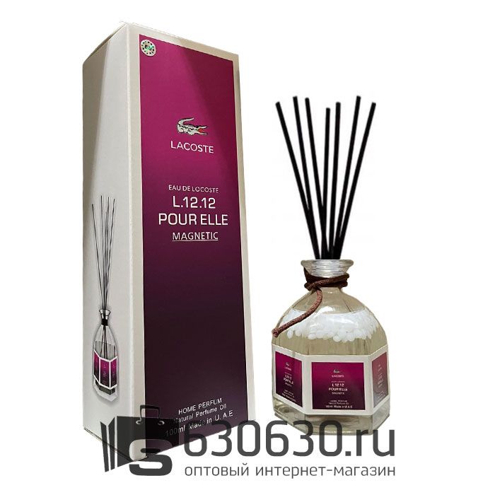 Аромадиффузор с палочками Lacoste "Eau de Lacoste L.12.12 Pour Elle Magnetic" 100 ml