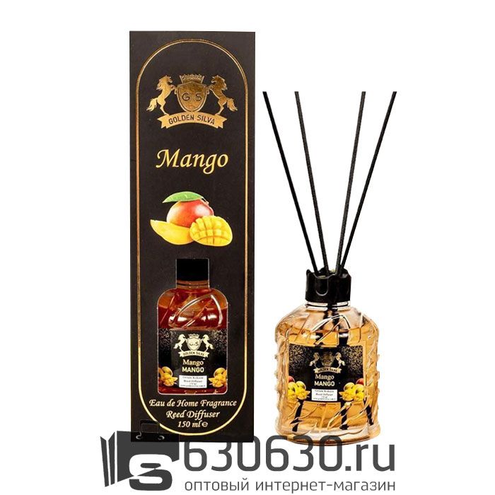 Аромадиффузор с палочками для дома Golden Silva "Mango" 150 ml