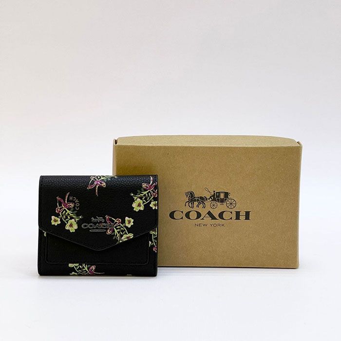 Кошелёк "Co*ach" Натуральная кожа ЛЮКС (11/9см)