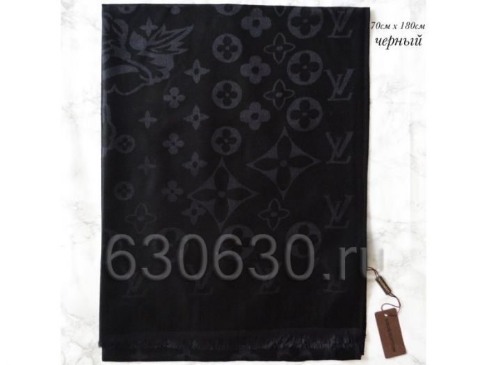 Палантин Louis Vuitton (Черный)