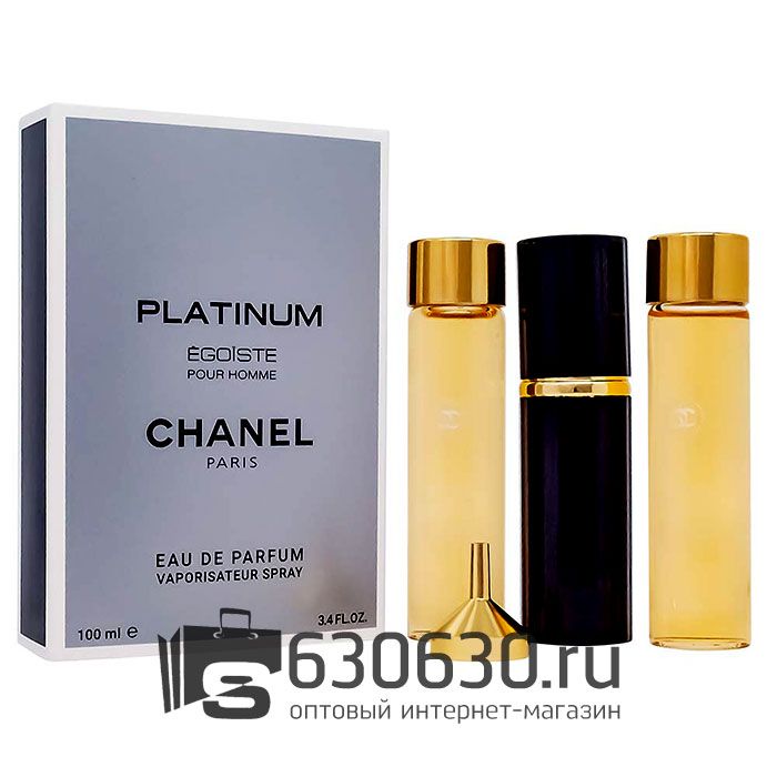 Chanel "Egoiste Platinum Pour Homme" 3 в 1