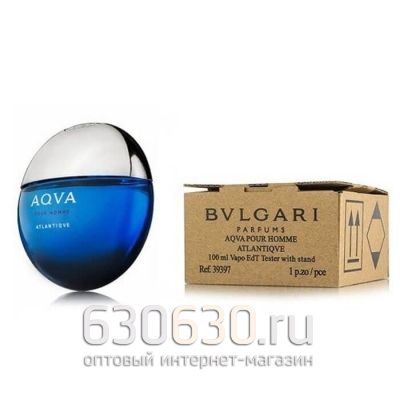 ТЕСТЕР Bvlgari "Aqva Atlantiqve Pour Homme" 100 ml