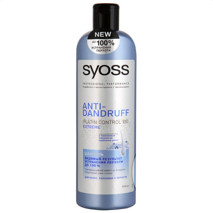 Syoss шампунь Anti-Dandruff Control, 500мл (оригинал)