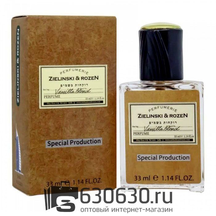 Мини-парфюм ZIELINSKI & ROZEN "Vanilla Blend" 33 ml Special Production
