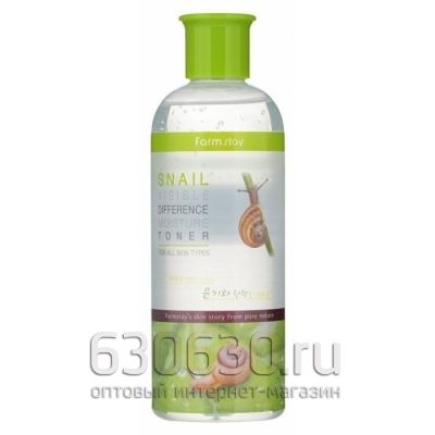 Увлажняющий тонер с муцином улитки Farmstay Visible Difference Moisture Snail, 350 мл (оригинал)