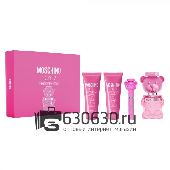 Подарочный набор Moschino "Toy 2 Bubble Gum" 4 в 1 оптом