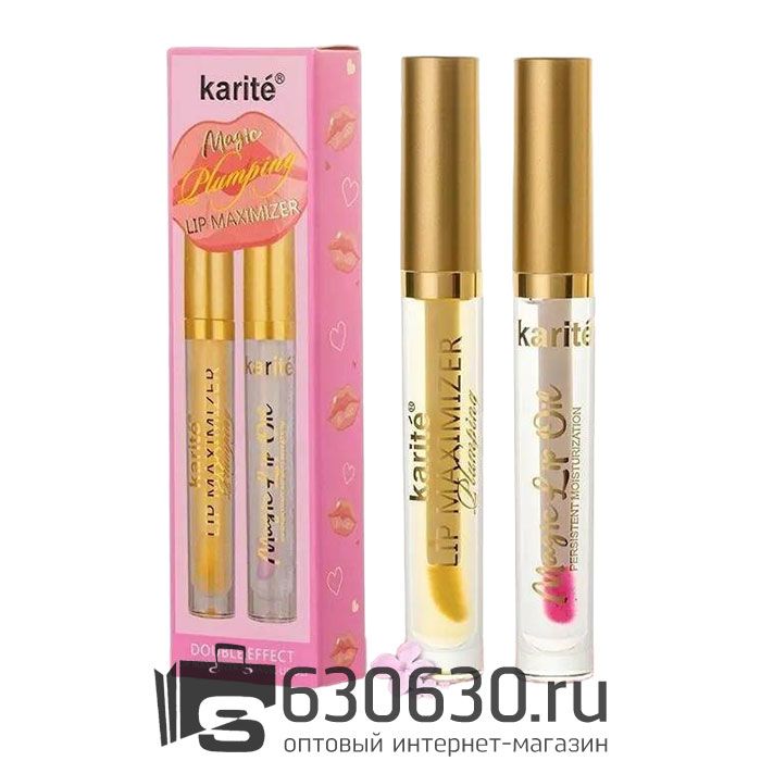 Блеск-масло для увеличения и питания губ Karite