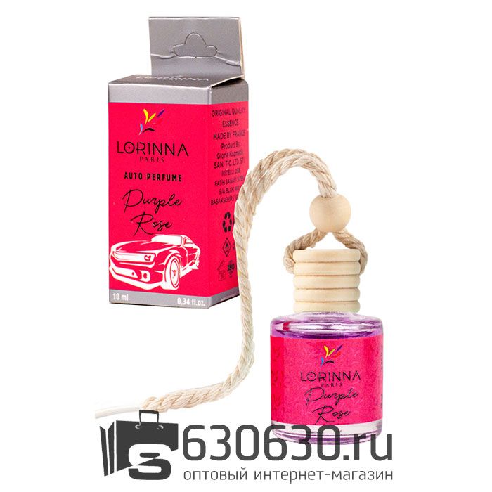 Lorinna Paris Автомобильная парфюмерия "Purple Rose" 10 ml
