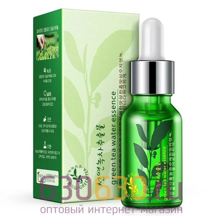 Увлажняющая сыворотка для лица с экстрактом зеленого чая HCHANA 15ml