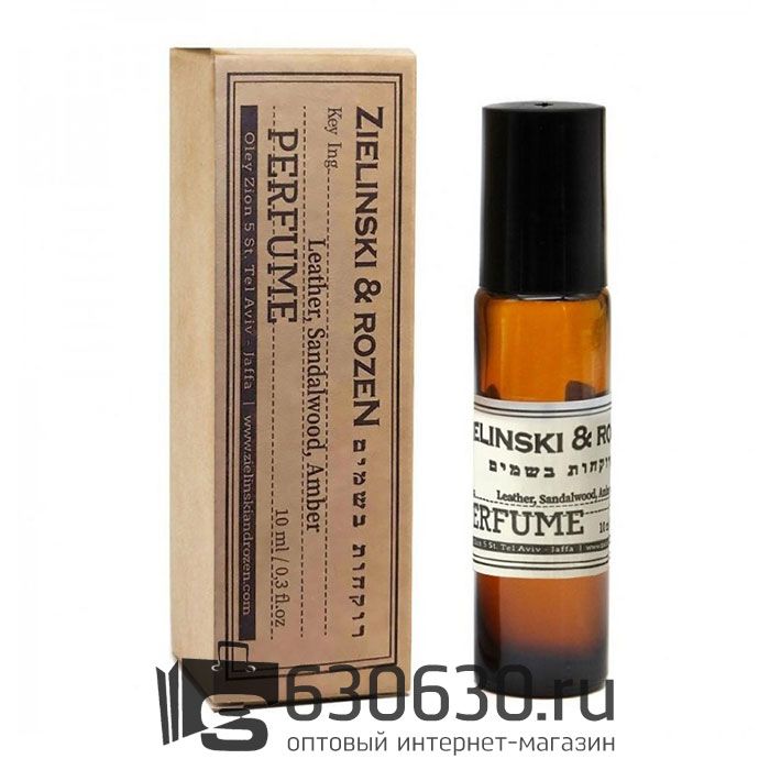 A-Plus Масляные духи  ZIELINSKI & ROZEN "Leather, Sandalwood, Amber" 10 ml