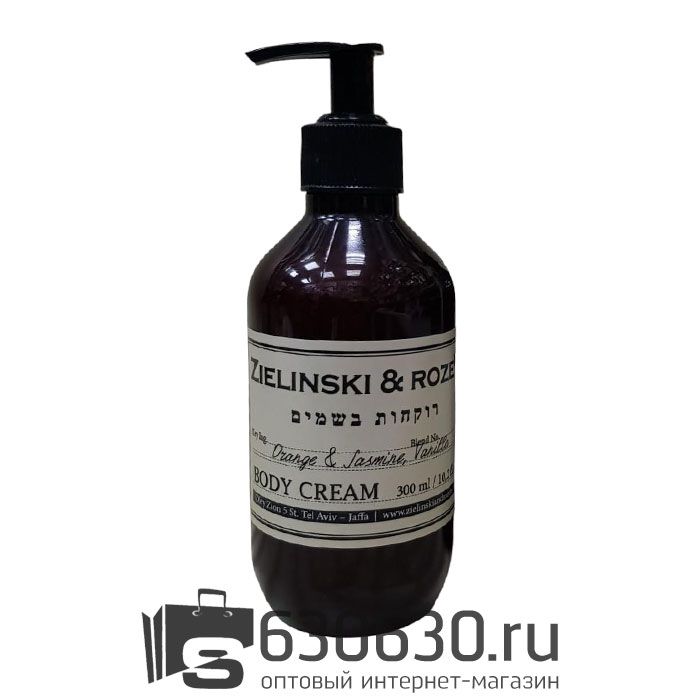 Крем для тела ZIELINSKI & ROZEN "Orange & Jasmine, Vanilla" 300 ml