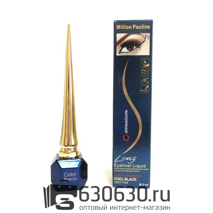 Водостойкая подводка для глаз Million Pauline "Color Beauty" 5 ml