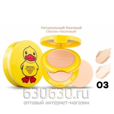 Пудра Million Pauline Powdery Cake + спонжик, 24гр тон 03