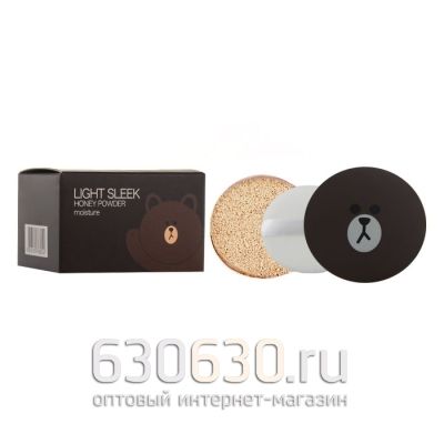 Рассыпчатая пудра Missha "Line Friends Light Sleek" (Медведь)